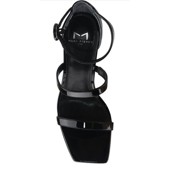 Marc Fisher Platform Sandals Frita Strappy Black Heel Platforms Size 9.5 NEW - Picture 4 of 10